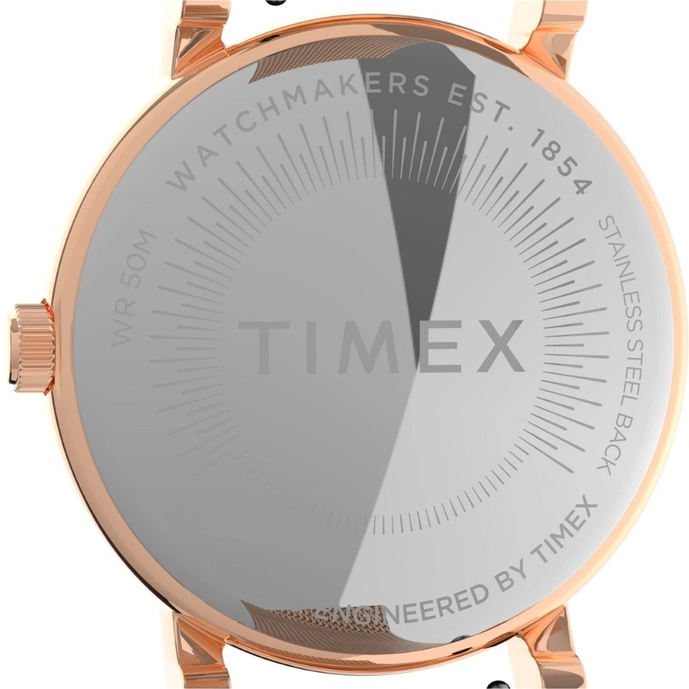 Timex Rose Gold Mesh Watch with Sparkling Dial - Picture 3 of 7